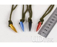 Wolf Warrior 2 Aluminum alloy Necklace bullet with 4 colors UD405183